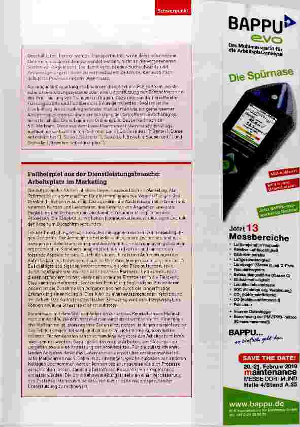 Vorschauseite 4: Psychische Belastung in der Gefährdungsbeurteilung helfen Standards?