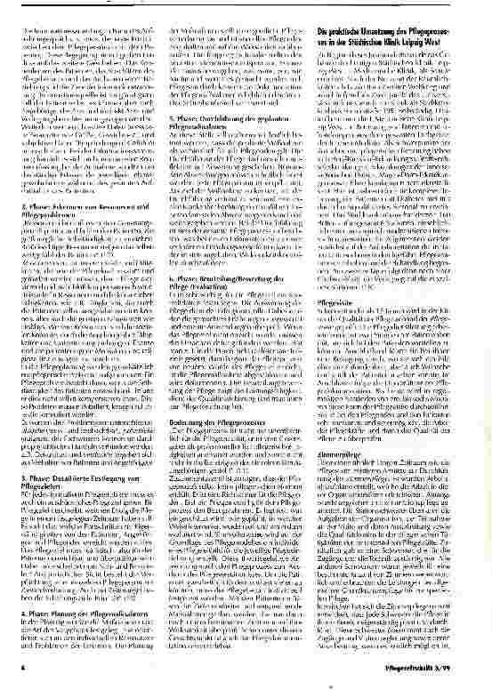 Vorschauseite 3: Umsetzung des Pflegeprozesses