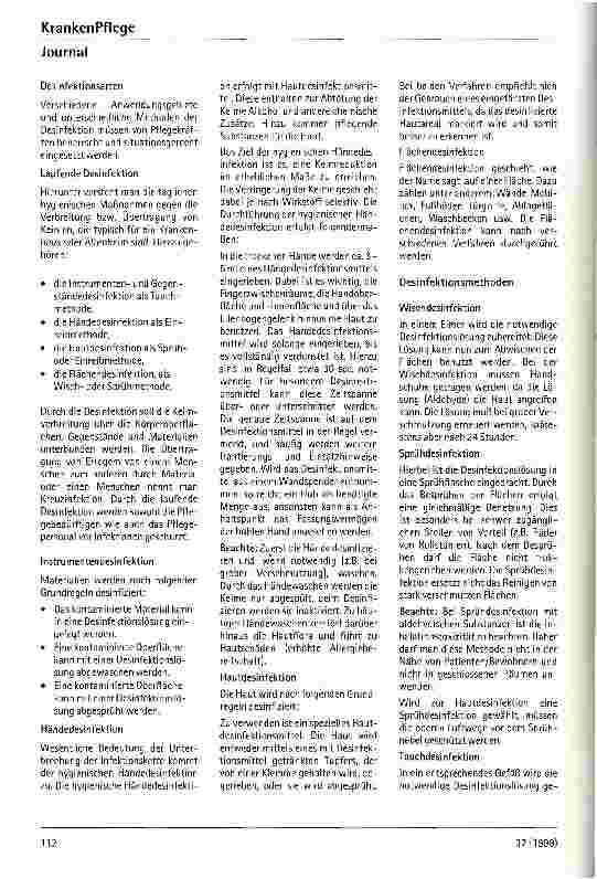 Vorschauseite 4: Maßnahmen gegen die Fäulnis (Sepsis)
