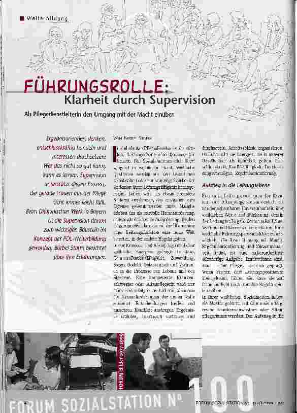 Vorschauseite 1: Führungsrolle: Klarheit durch Supervision