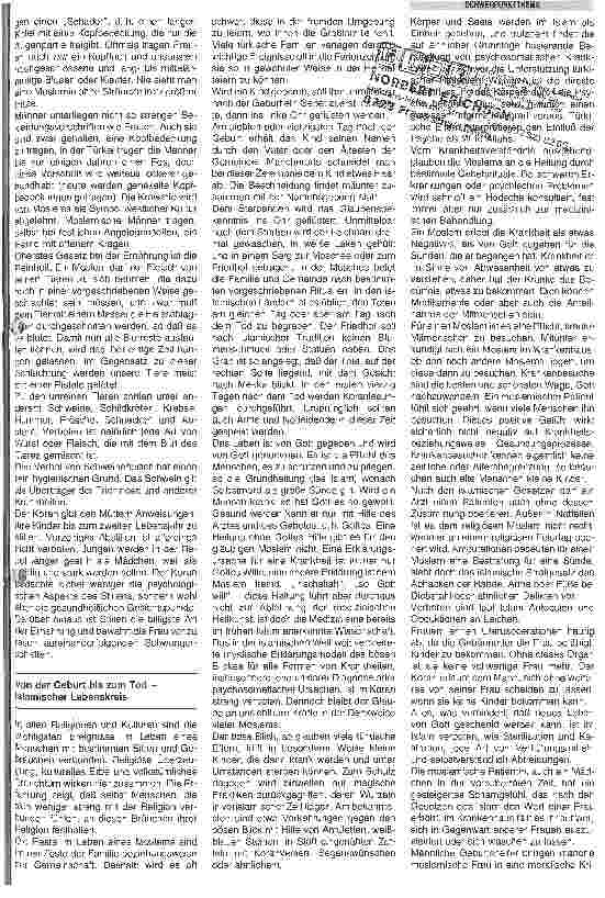 Vorschauseite 6: Die andere Kultur - Türkische Kinder im deutschen Krankenhaus Sozialkultureller Lebensraum