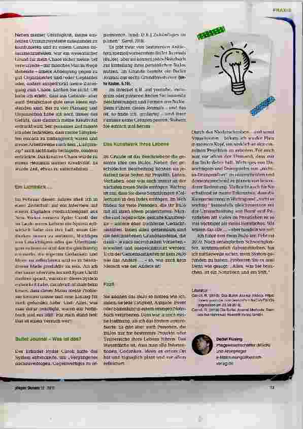 Vorschauseite 3: Nur ein Notizhuch und ein Stift...
