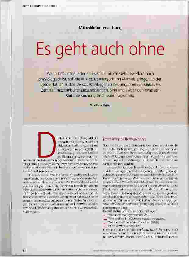 Vorschauseite 1: Es geht auch ohne