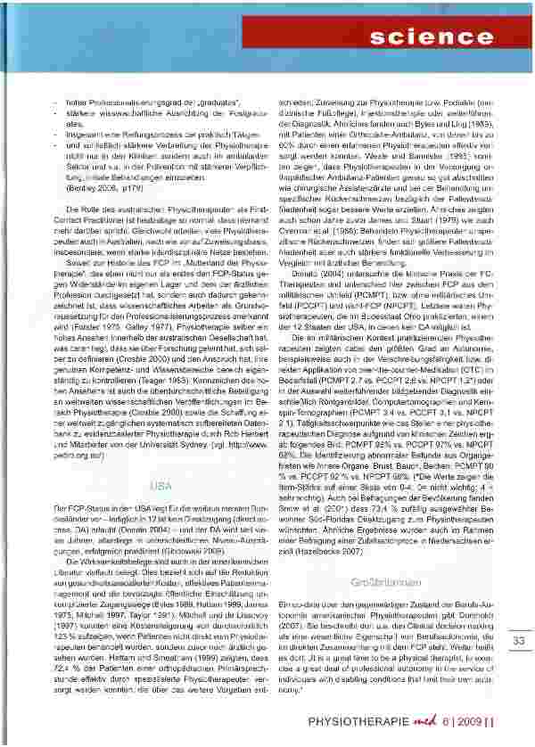 Vorschauseite 4: First-Contact-Practice in der Physiotherapie