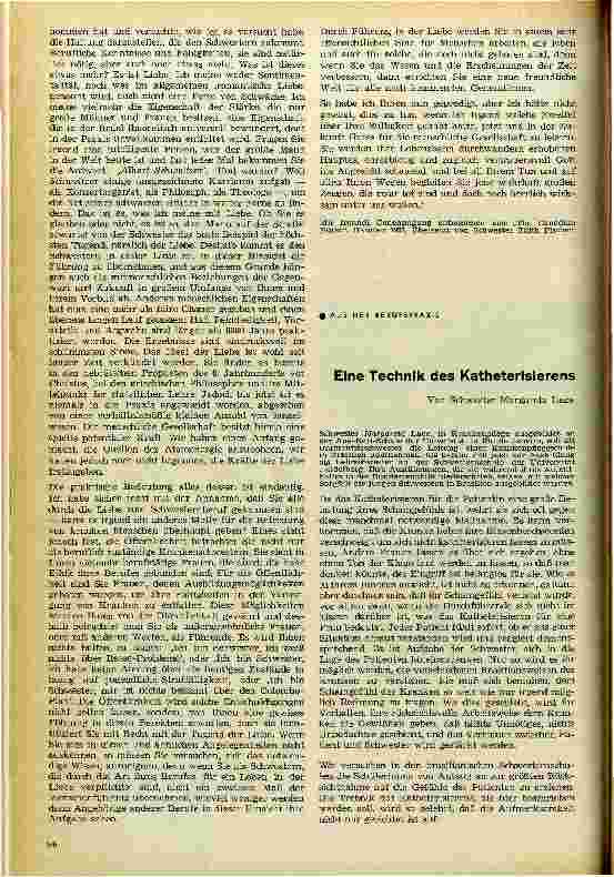Vorschauseite 1: Eine Technik des Katheterisierens
