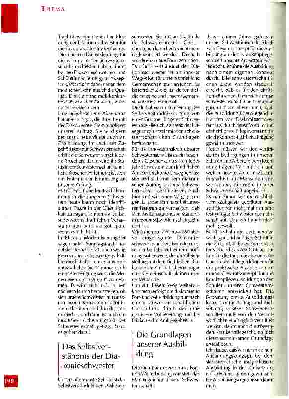 Vorschauseite 5: Identität und Selbstverständnis einer Schwesternschaft heute Am Beispiel der Schwesternschaft des Evangelischen Diakonievereins Berlin Zehlendorf e. V.