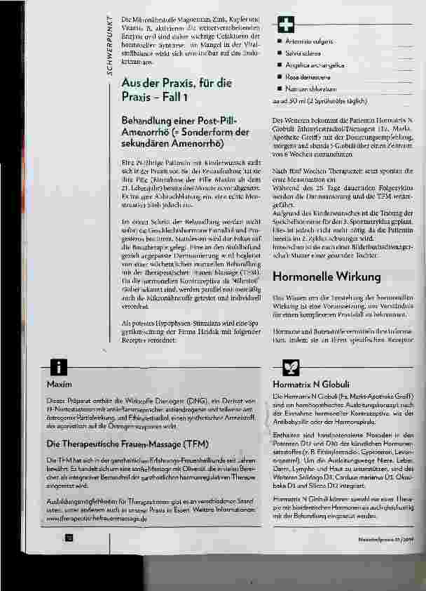 Vorschauseite 3: Die sanfte natürliche Hormonregulationstherapie