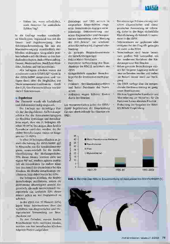 Vorschauseite 3: Aufbereitung von Bronchoskopen - ist es Zeit für eine Veränderung?