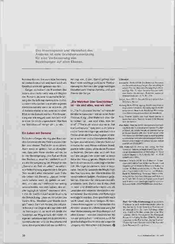 Vorschauseite 3: Beziehungs-Geschichten im Sorgekontext