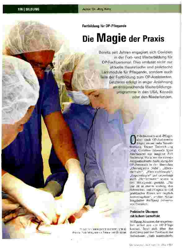 Vorschauseite 1: Die Magie der Praxis