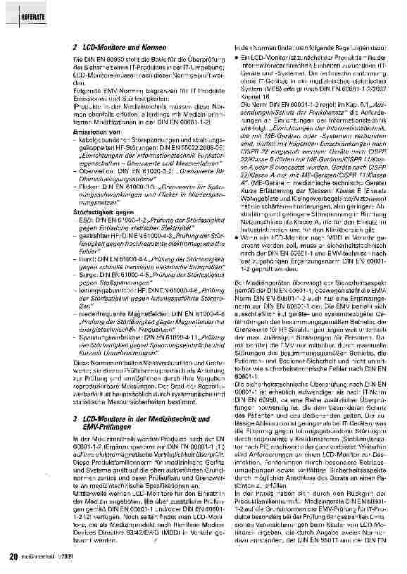 Vorschauseite 2: LCD-Monitore in der Medizintechnik
