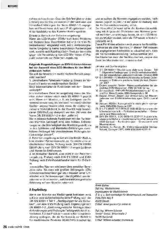 Vorschauseite 6: LCD-Monitore in der Medizintechnik