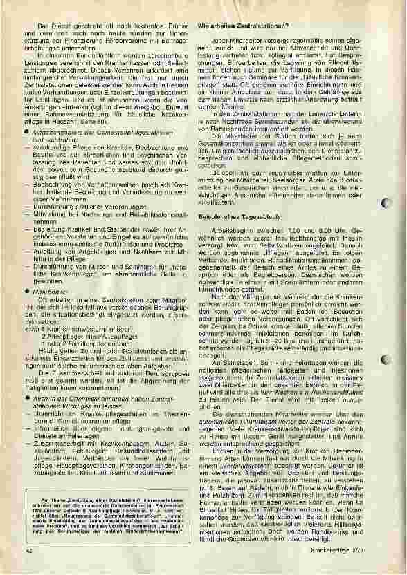 Vorschauseite 2: Veränderungen in der Gemeindekrankenpflege