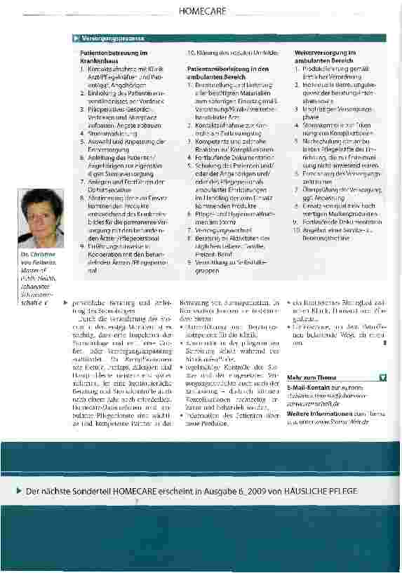 Vorschauseite 3: Auf optimale Pflege und Beratung angewiesen