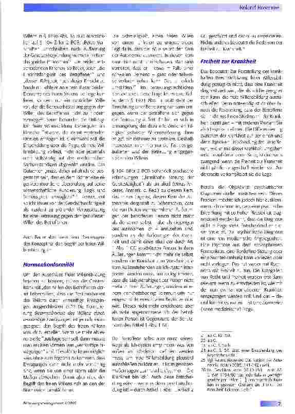 Vorschauseite 5: Der freie Wille - ein sperriger BegriffEin Plädoyer für das Austragen von Konflikten