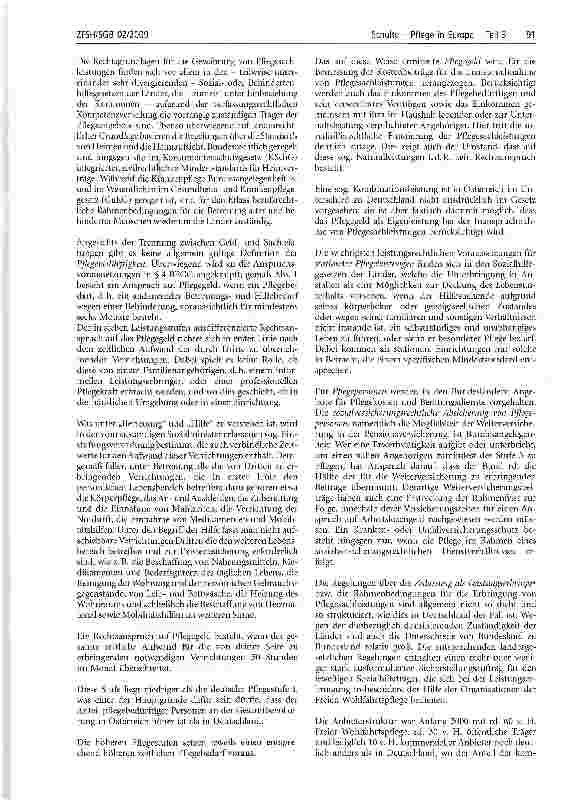 Vorschauseite 6: Pflege in Europa - Teil 3