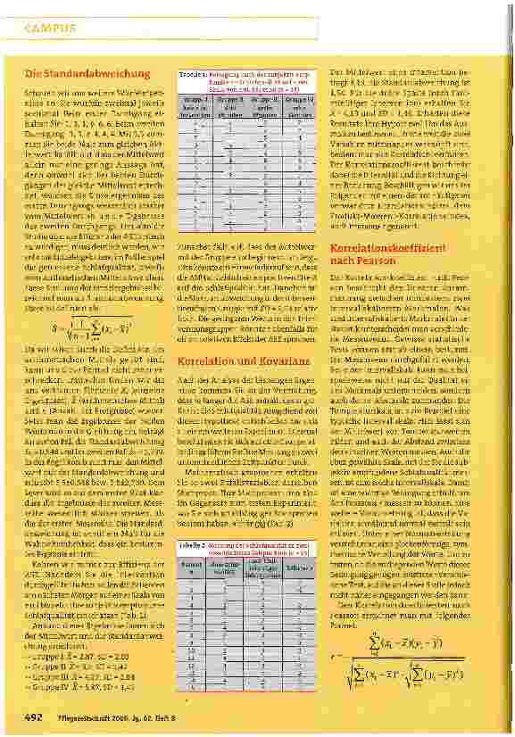 Vorschauseite 2: Brauchen Pflegekräfte Statistik?