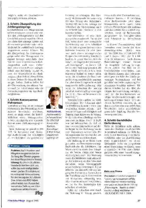 Vorschauseite 2: Mehrere Mahnstufen einführen