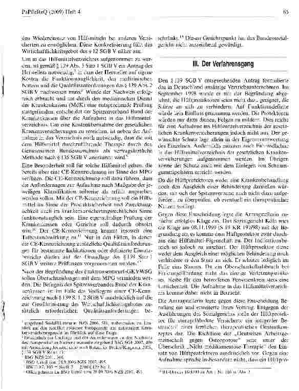 Vorschauseite 2: Keine präventiven Hilfsmittel im Hilfsmittelverzeichnis der gesetzlichen Krankenversicherungen bzw. was nutzt die CE-Kennzeichnung im Sinne des MPG?