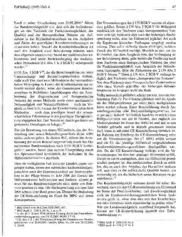 Vorschauseite 4: Keine präventiven Hilfsmittel im Hilfsmittelverzeichnis der gesetzlichen Krankenversicherungen bzw. was nutzt die CE-Kennzeichnung im Sinne des MPG?