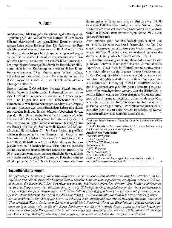 Vorschauseite 5: Keine präventiven Hilfsmittel im Hilfsmittelverzeichnis der gesetzlichen Krankenversicherungen bzw. was nutzt die CE-Kennzeichnung im Sinne des MPG?