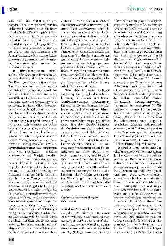 Vorschauseite 3: Haftungsgefahren bei einer Arbeitsteilung in der Geburtshilfe