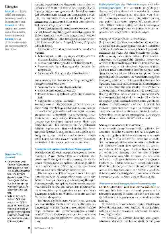 Vorschauseite 2: Psychomotorische Entwicklung und Autonomie im Alter
