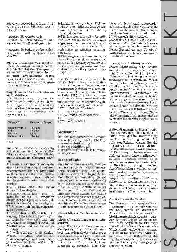 Vorschauseite 4: Diabetes mellitus Schülerarbeit Altenpflege, Grundlagen der medizinischen und pflegerischen Intervention