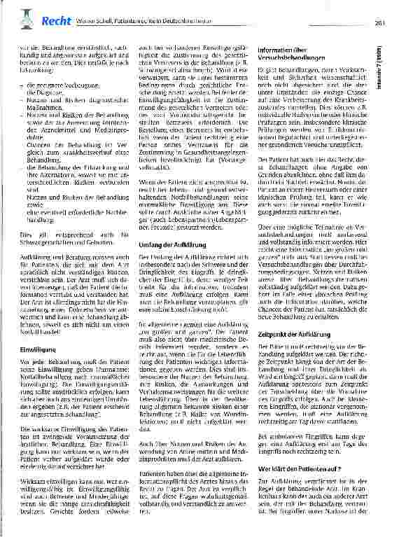 Vorschauseite 2: Patientenrechte in Deutschland heute Beschluß der 72. Gesundheitsministerkonferenz am 9./10. Juni 1999 in Trier