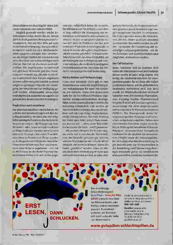 Vorschauseite 3: Globalisierte Unsicherheit