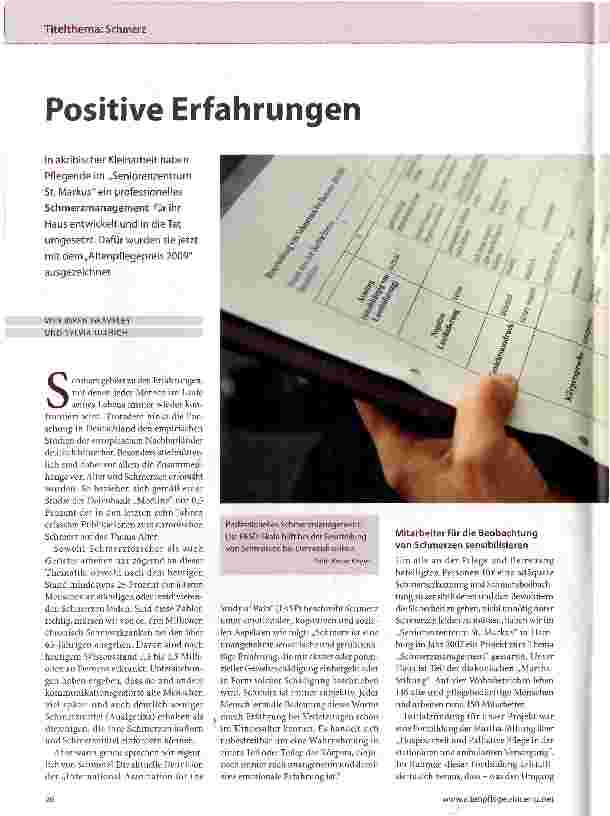 Vorschauseite 1: Positive Erfahrungen
