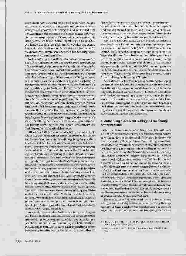 Vorschauseite 6: Tendenzen der aktuellen Rechtsprechung 2018 zum Beamtenrecht