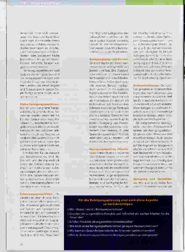 Vorschauseite 3: Neues für die Reinigungspraxis