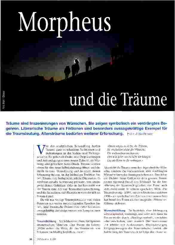Vorschauseite 1: Morpheus und die Träume