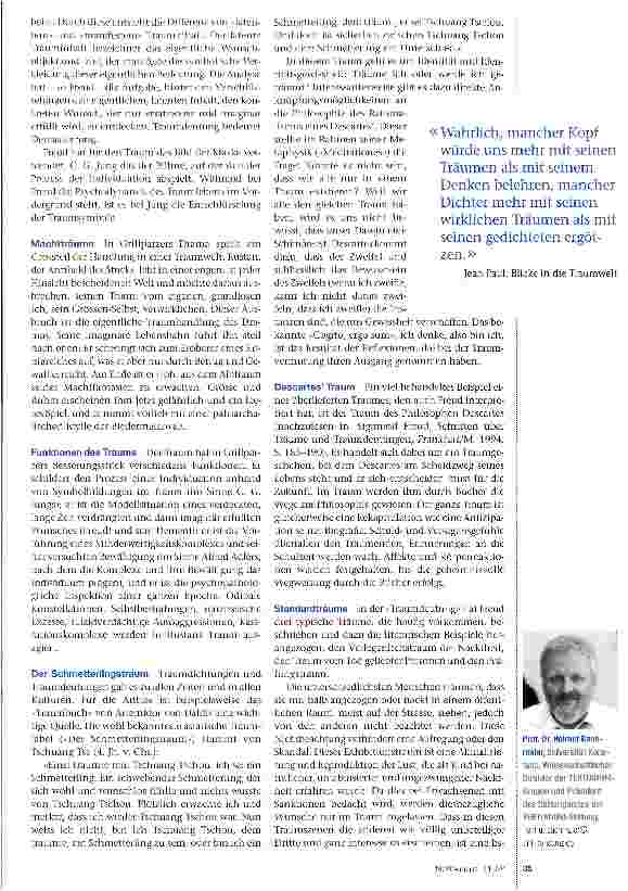 Vorschauseite 2: Morpheus und die Träume