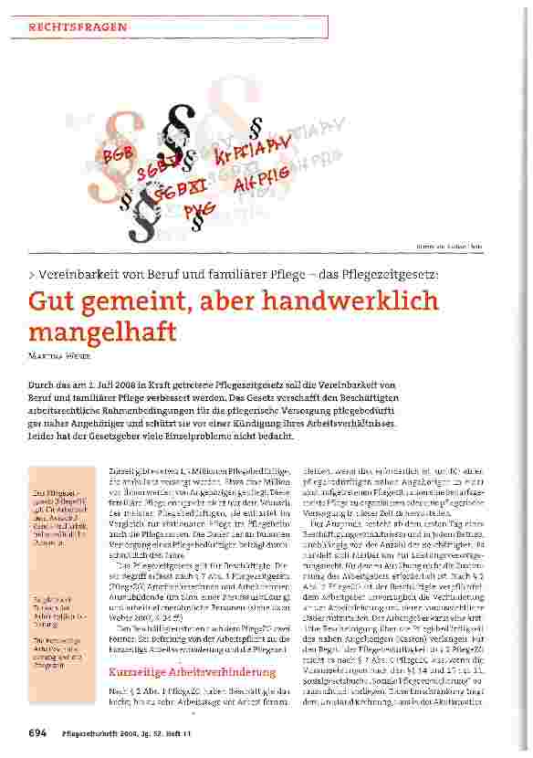 Vorschauseite 1: Gut gemeint, aber handwerklich mangelhaft