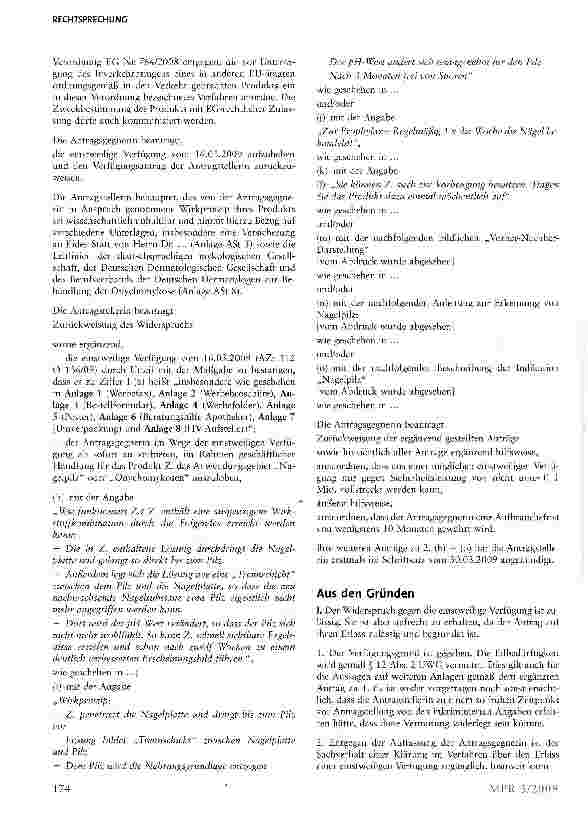 Vorschauseite 3: Irreführende Werbung aufgrund nicht wissenschaftlich belegter Wirkung