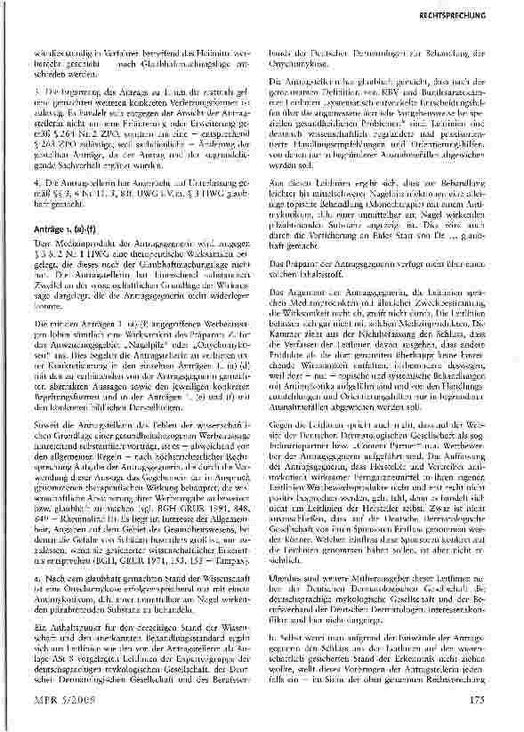 Vorschauseite 4: Irreführende Werbung aufgrund nicht wissenschaftlich belegter Wirkung