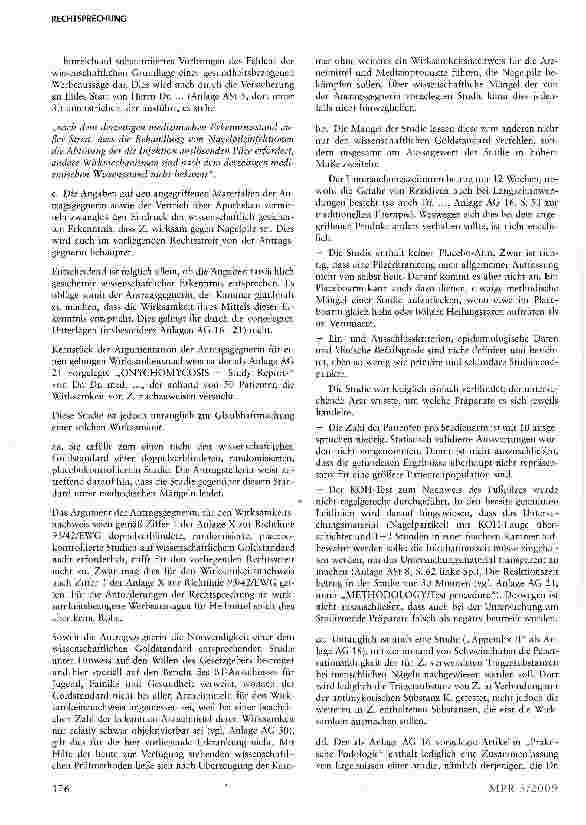 Vorschauseite 5: Irreführende Werbung aufgrund nicht wissenschaftlich belegter Wirkung