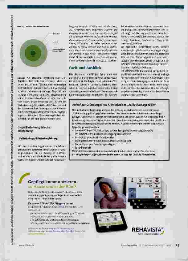 Vorschauseite 4: Palliative Logopädie - konkret
