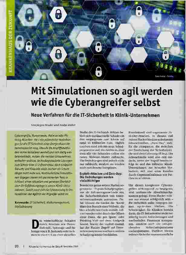 Vorschauseite 1: Mit Simulationen so agil werden wie die Cyberangreifer selbst