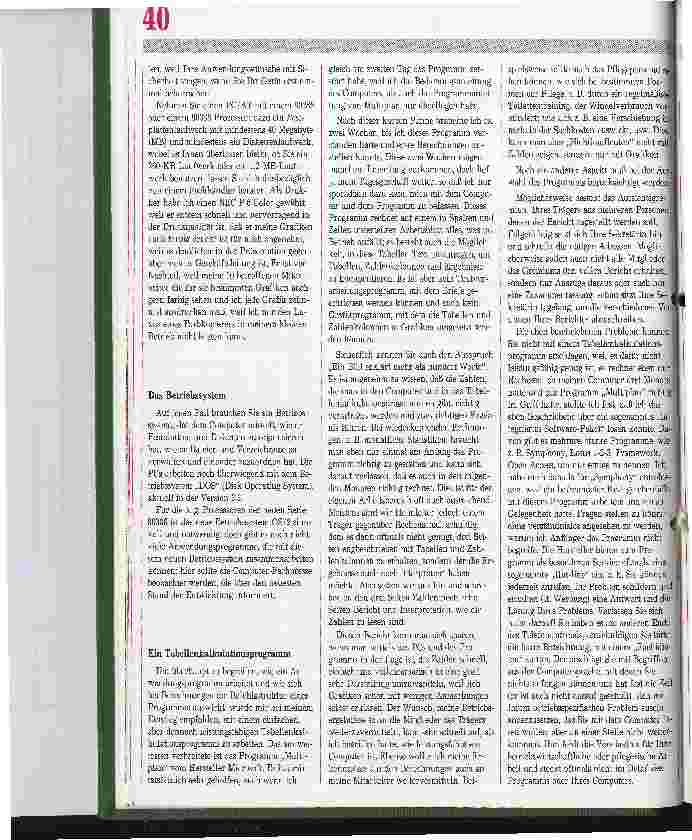 Vorschauseite 2: EDV im Einsatz: Die Lösung heißt: PC Personal-Computer im Pflegeheim