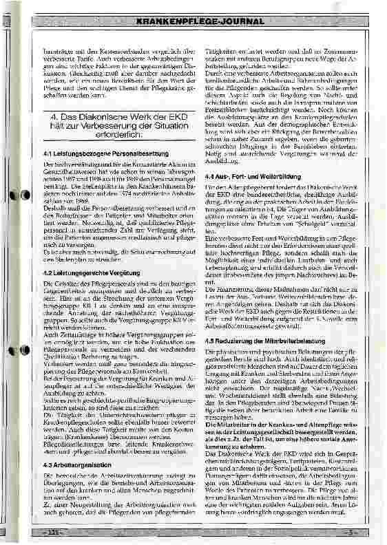 Vorschauseite 2: Zur Situation im Pflegebereich Stellungnahme von Diakoniepräsident Karl-Heinz Neukamm