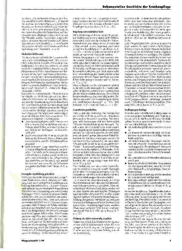 Vorschauseite 4: Von der lehrenden Schwester zur Lehrerin für Pflegeberufe
