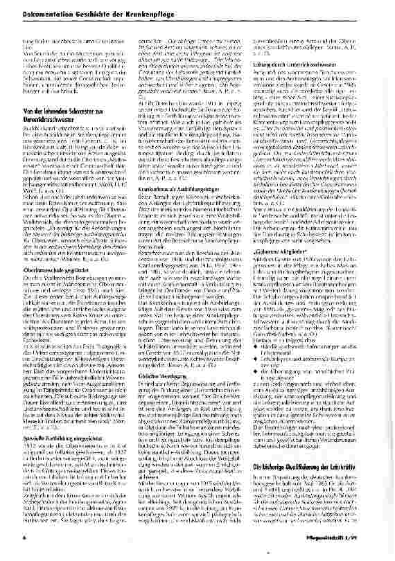 Vorschauseite 5: Von der lehrenden Schwester zur Lehrerin für Pflegeberufe