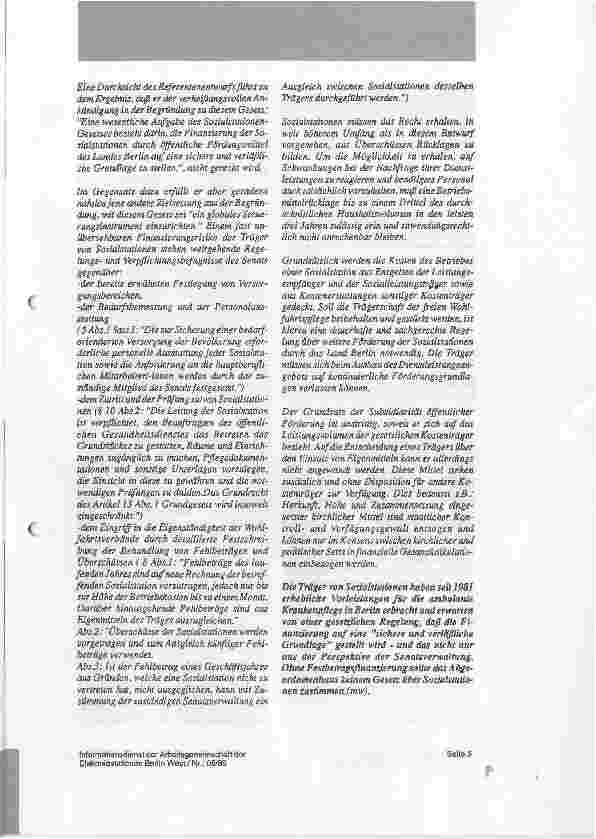 Vorschauseite 2: Kommentar: Das aus für die freie Wohlfahrt?