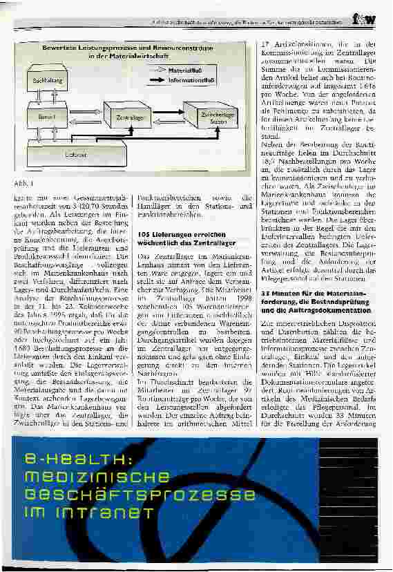 Vorschauseite 2: Auf der Suche nach dem Königsweg die Kosten im Krankenhaus gerecht zuzuordnen