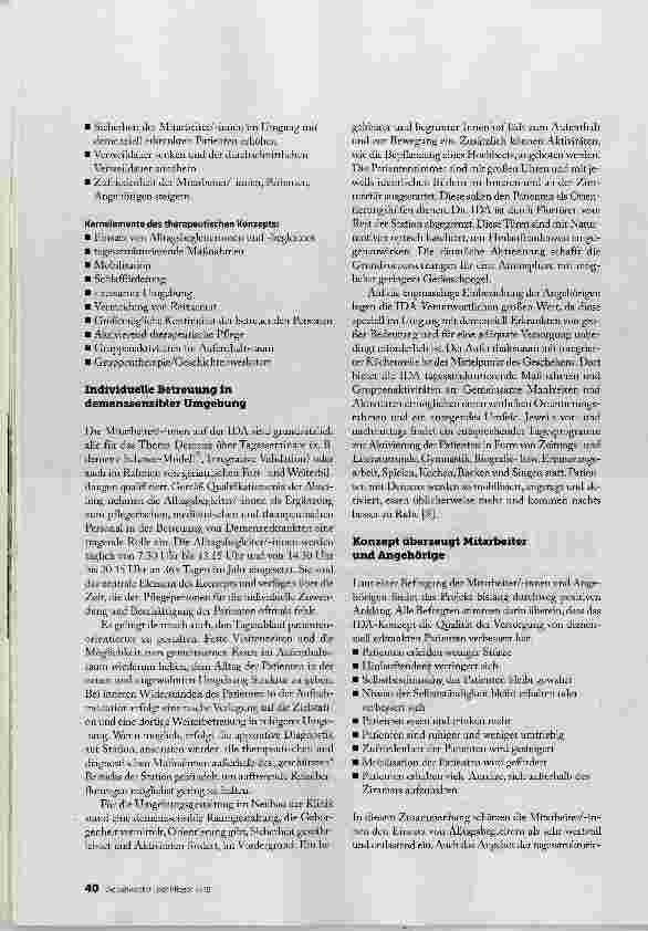 Vorschauseite 3: GESCHÜTZTER RAUM FÜR DEMENZKRANKE