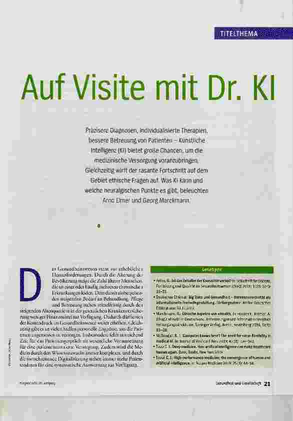 Vorschauseite 1: Auf Visite mit Dr. Kl