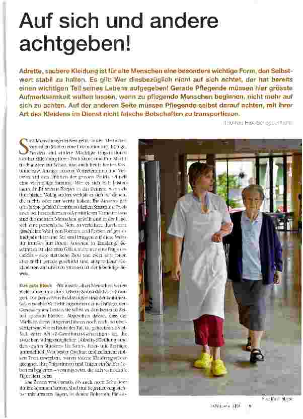 Vorschauseite 1: Auf sich und andere achtgeben!